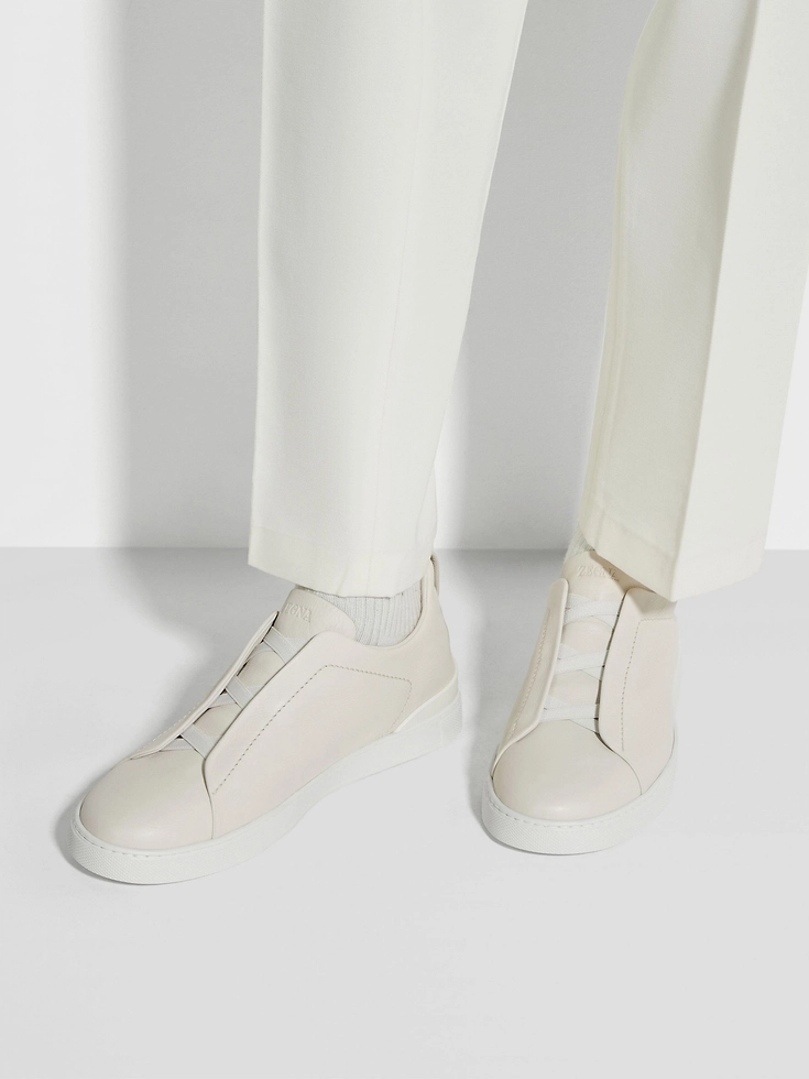 White Triple Stitch™ SECONDSKIN Sneakers