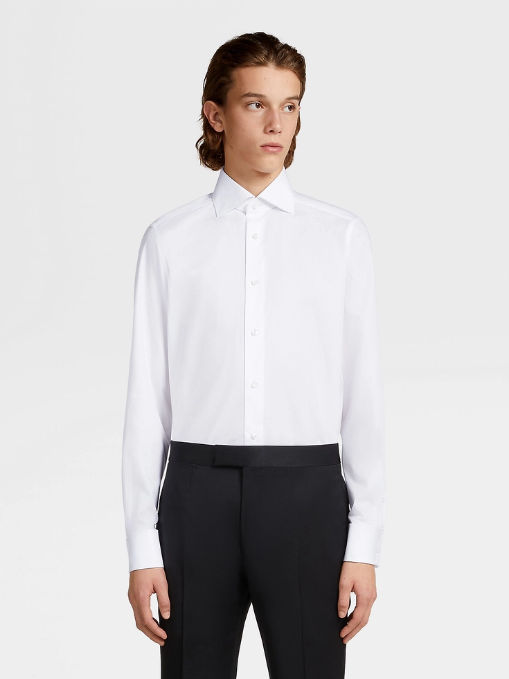 White Trofeo™ Cotton Shirt