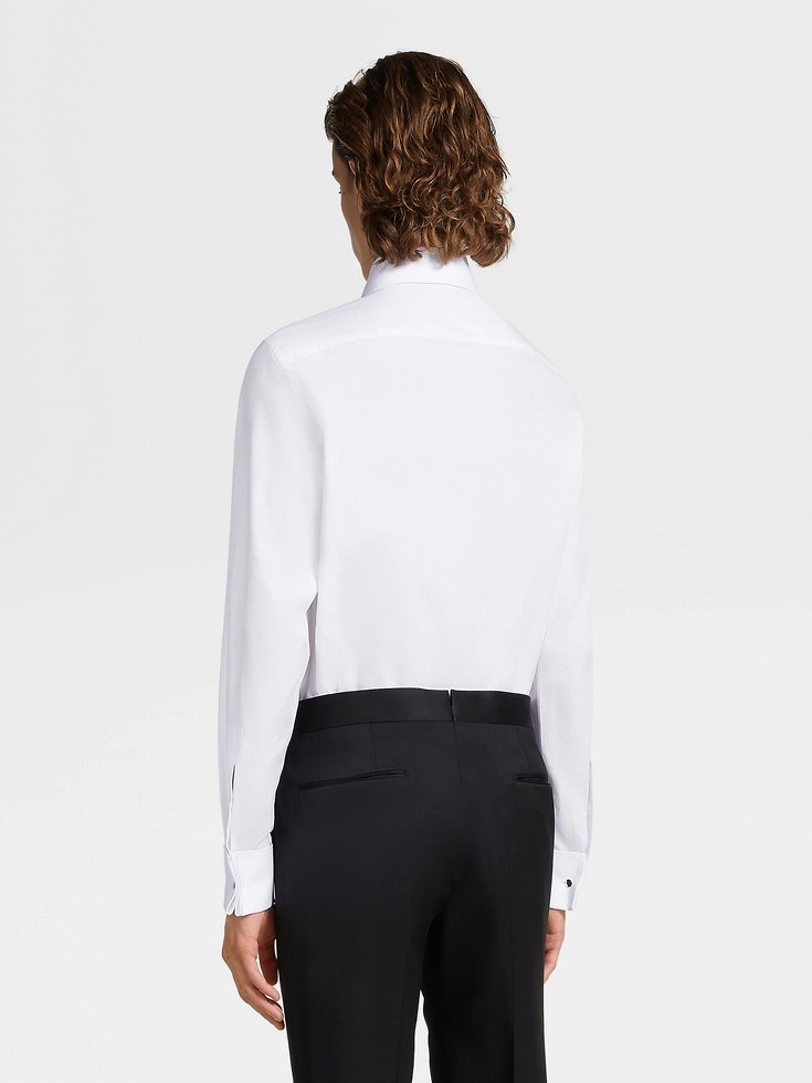 White Trofeo™ Cotton Shirt White Trofeo™ Cotton Shirt