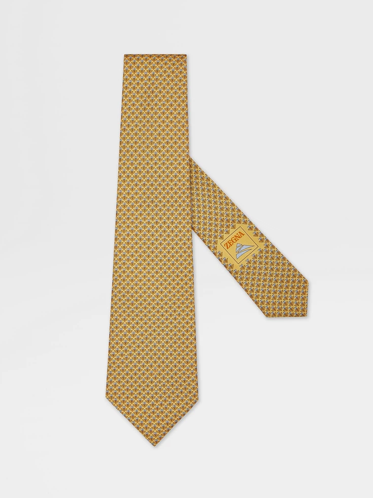 Yellow Silk Tie