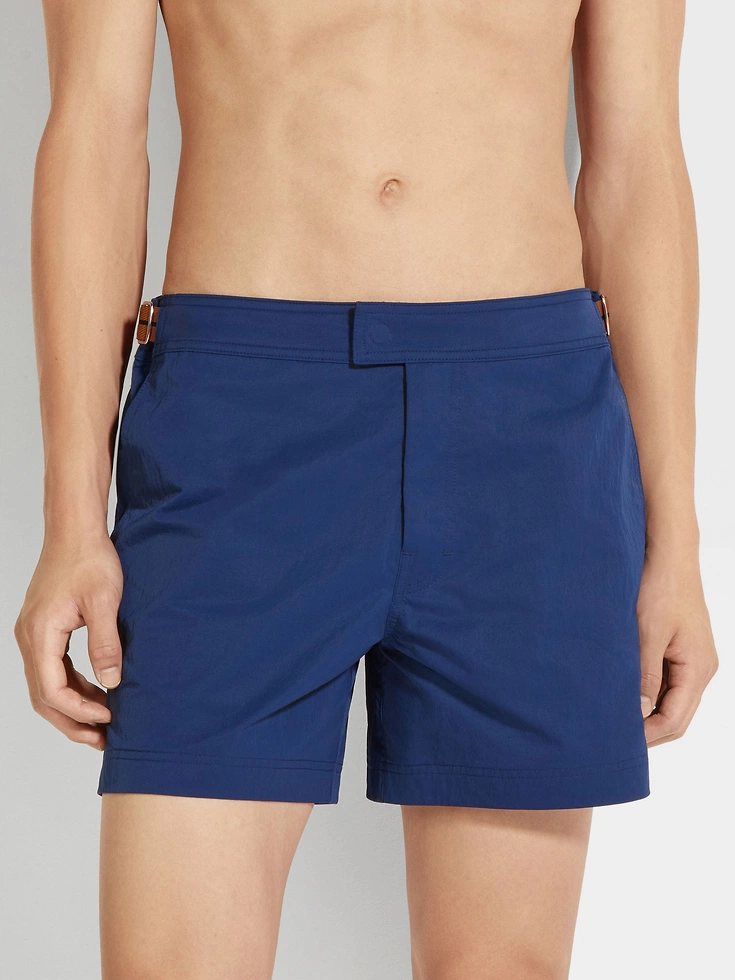 ZEGNA 232 Road Brand Mark Swim Trunks ZEGNA 232 Road Brand Mark Swim Trunks