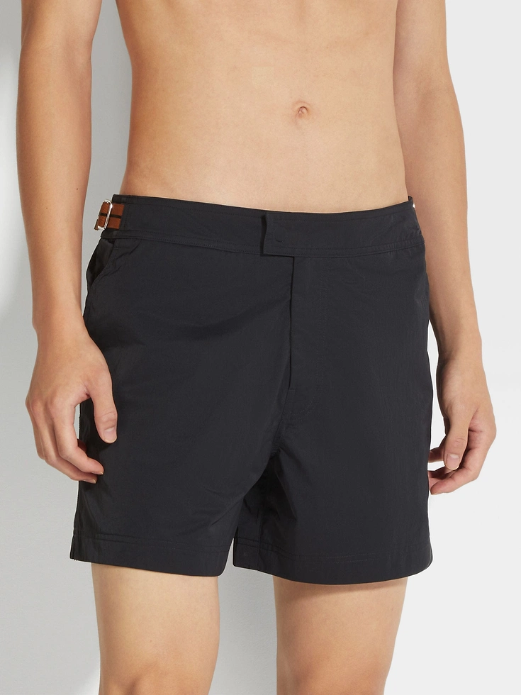 ZEGNA 232 Road Brand Mark Swim Trunks ZEGNA 232 Road Brand Mark Swim Trunks