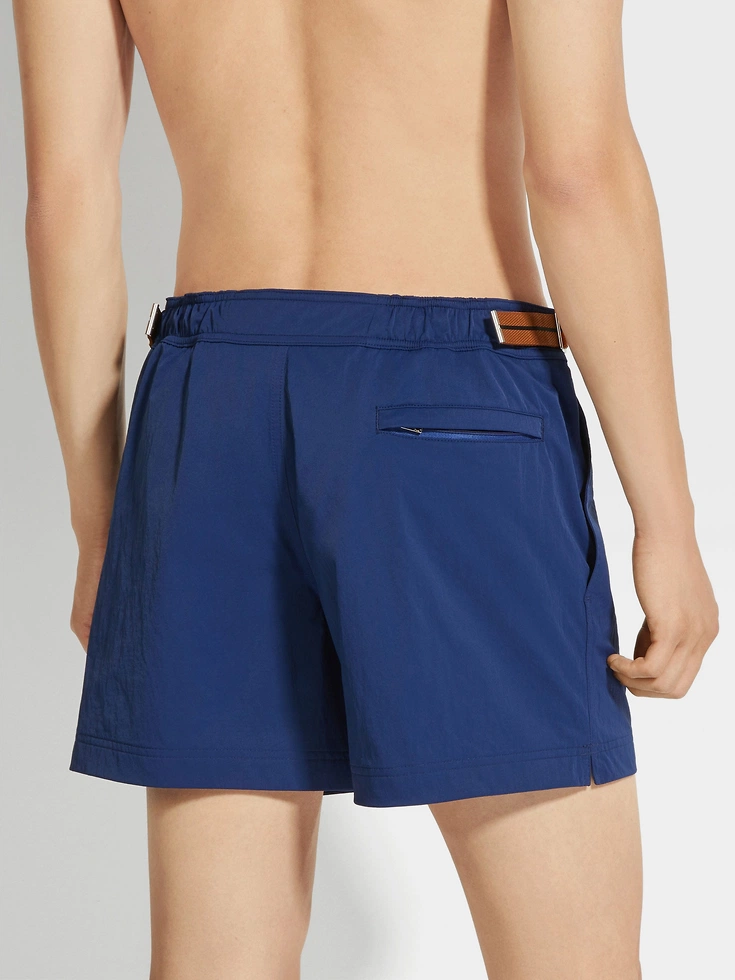 ZEGNA 232 Road Brand Mark Swim Trunks ZEGNA 232 Road Brand Mark Swim Trunks