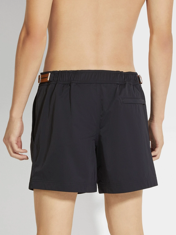ZEGNA 232 Road Brand Mark Swim Trunks ZEGNA 232 Road Brand Mark Swim Trunks