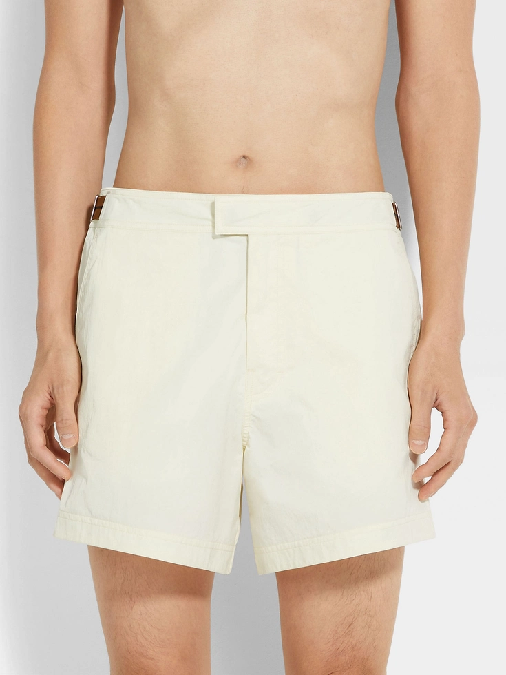 Zegna 232 Road Brand Mark Swim Trunks Zegna 232 Road Brand Mark Swim Trunks