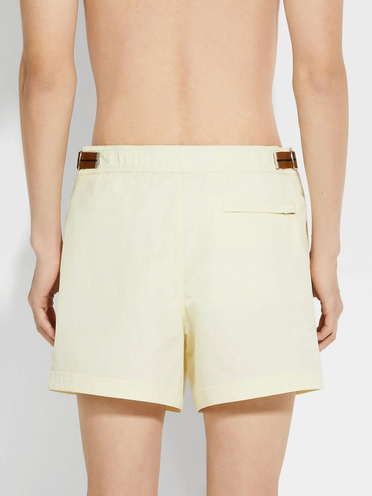 Zegna 232 Road Brand Mark Swim Trunks Zegna 232 Road Brand Mark Swim Trunks