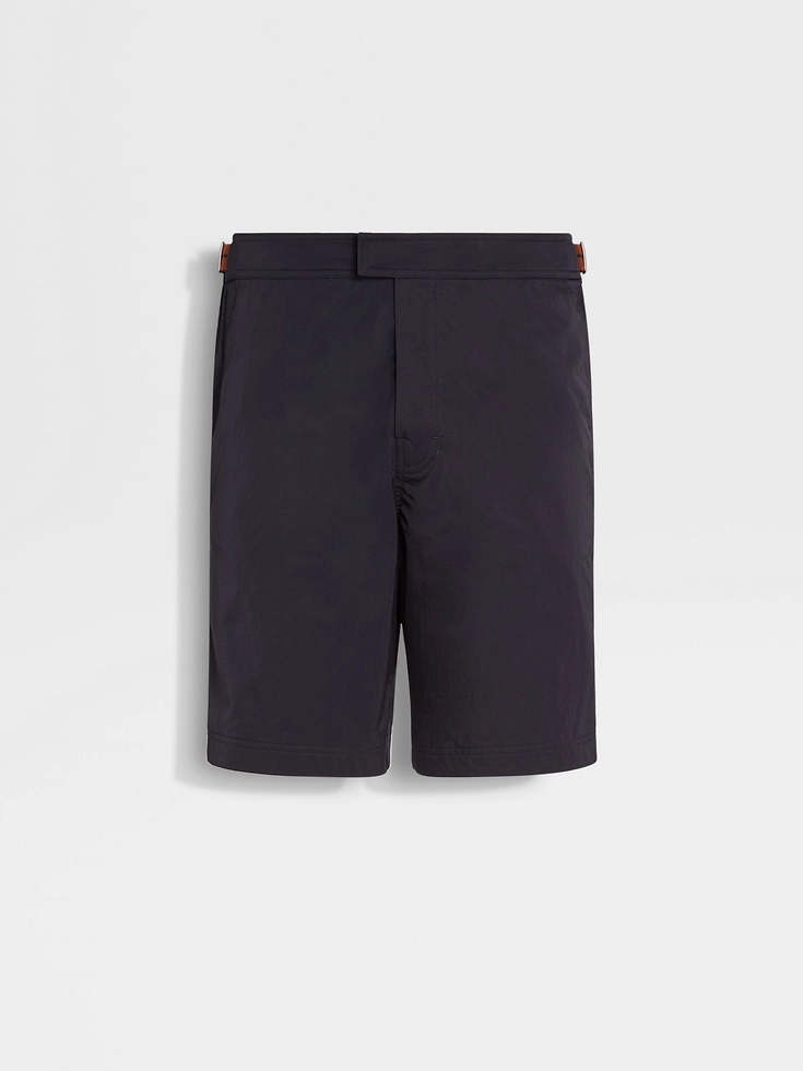 Zegna 232 Road Brand Mark Swim Trunks