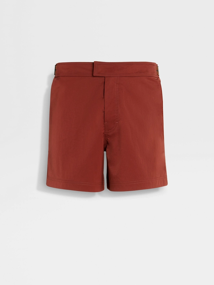 Zegna 232 Road Brand Mark Swim Trunks Zegna 232 Road Brand Mark Swim Trunks